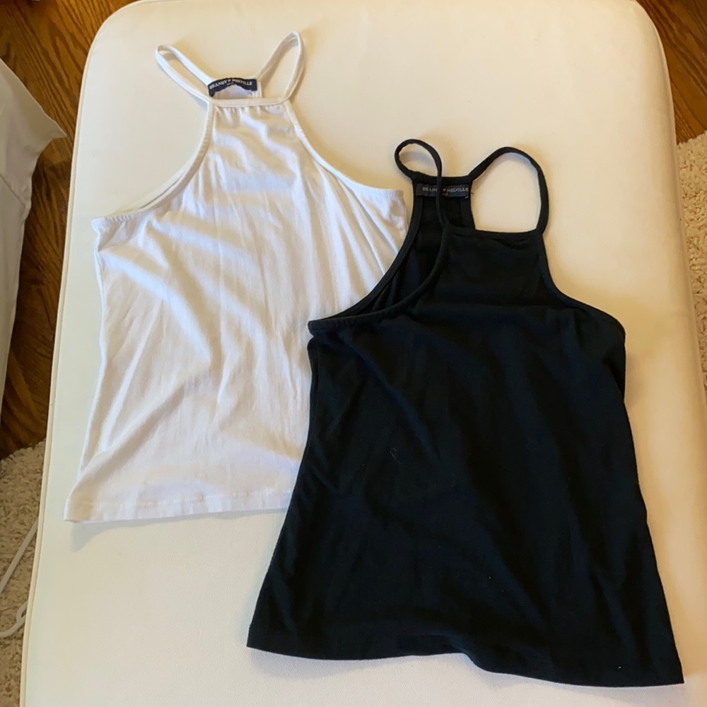 Brandy Melville black and white tops